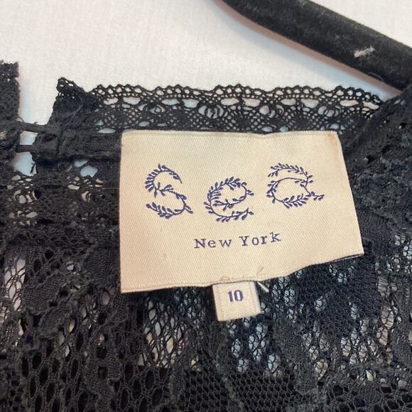 Sea New York Lace Silk Floral Lightweight Dress Size 10 - Picture 4 of 11